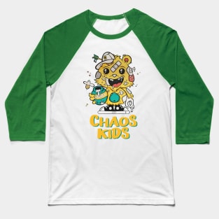 Chaos Kids Cute Funny Baby Bear Child Birthday Costume Gift Baseball T-Shirt